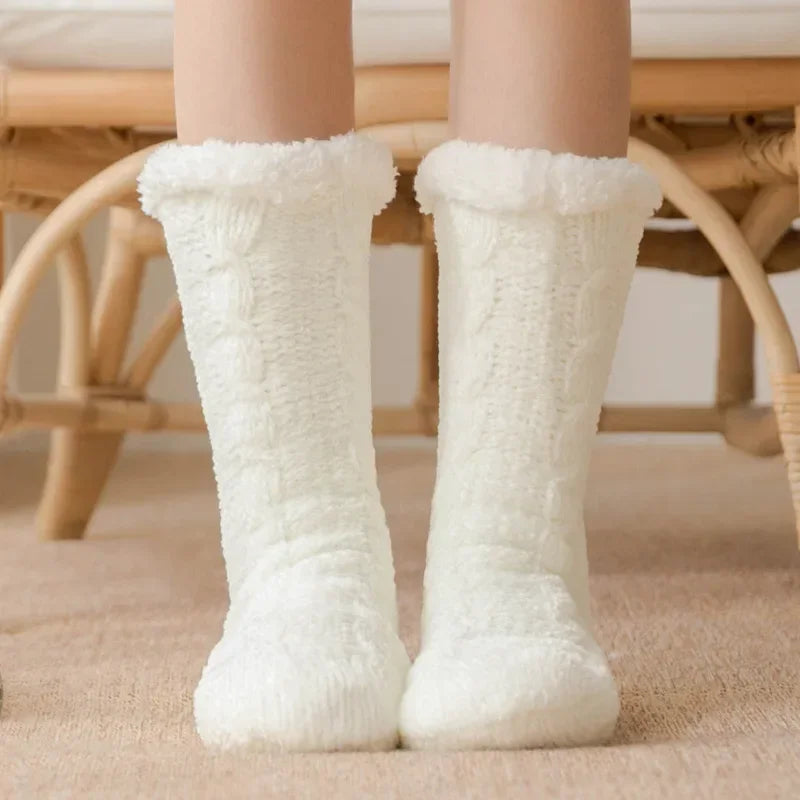 Chaussettes thermiques cachemire femme
