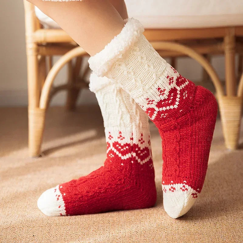 Chaussettes thermiques cachemire femme