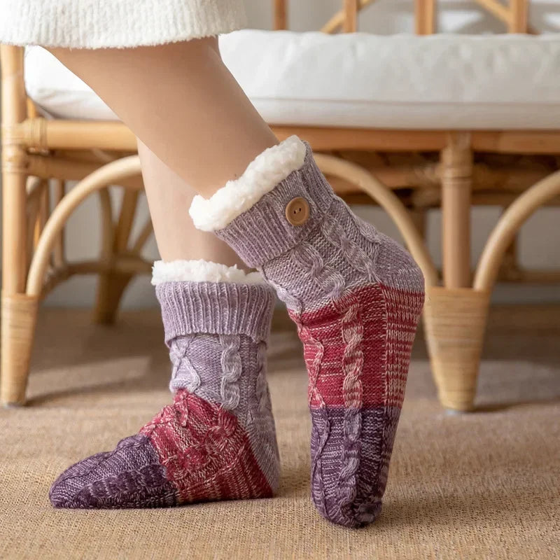Chaussettes thermiques cachemire femme